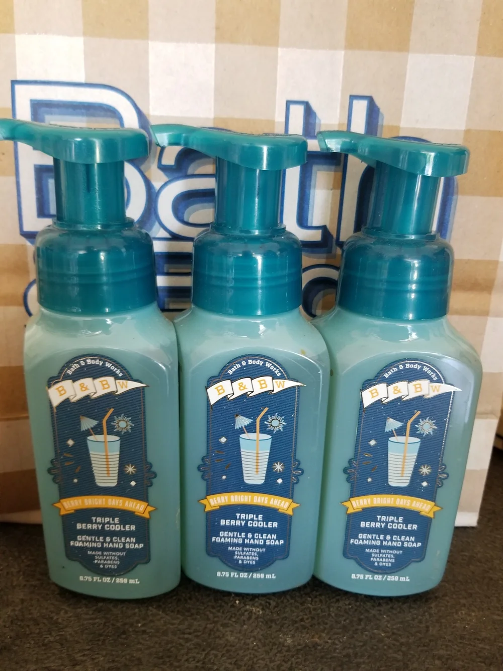 Bath & Body Works Triple Berry Cooler Foaming Hand Soap - Teal